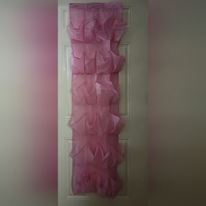 Shoe organizer pink 24 shoes 12 pairs